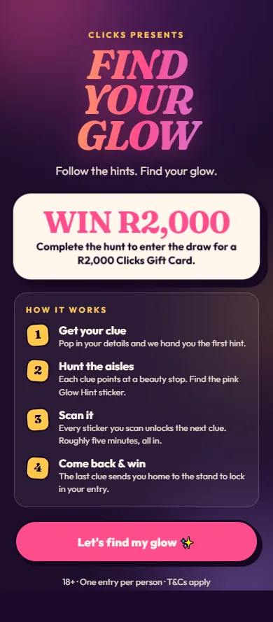 Clicks mobile experience