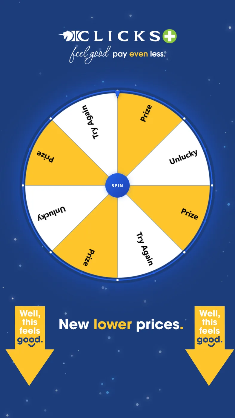 Original Clicks Spin the Wheel